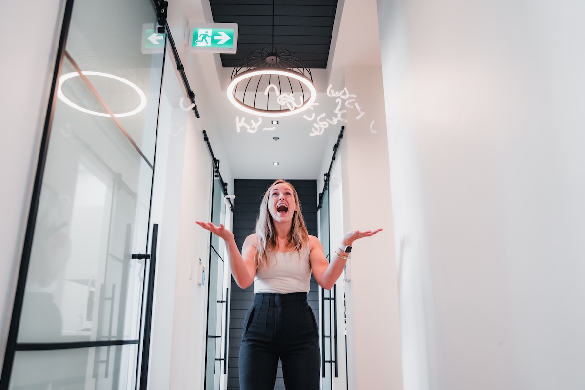 Patient meeting with treatment coordinator at Longworth Dental Courtice